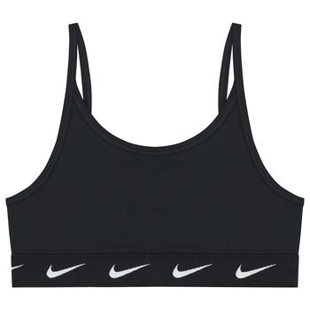 Girls Black Logo Bra Top