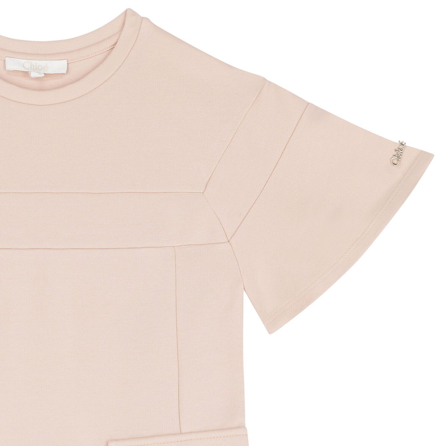 Girls Pink Logo Dress, 1, hi-res image number null