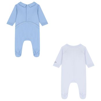 Blue Tiger Logo Babygrows ( 2 Pack ) 