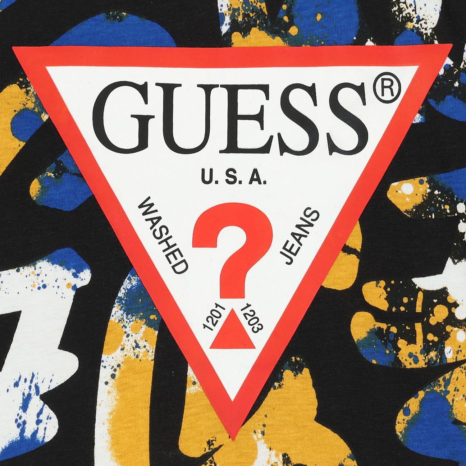 تيشيرت أولاد بالشعار باللون الأسود, 1, hi-res image number null