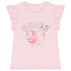 Baby Girls Pink Logo Skirt Set, 1, hi-res
