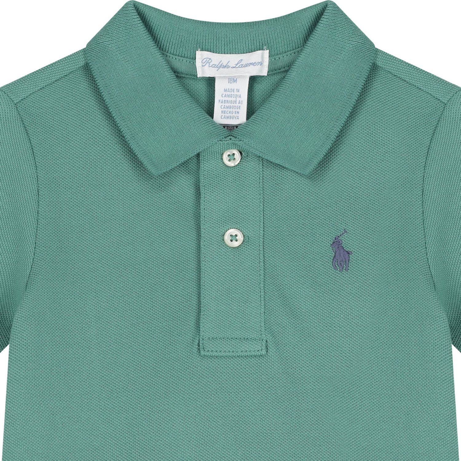 Baby Boys Green & Blue Logo Shorts Set, 1, hi-res image number null