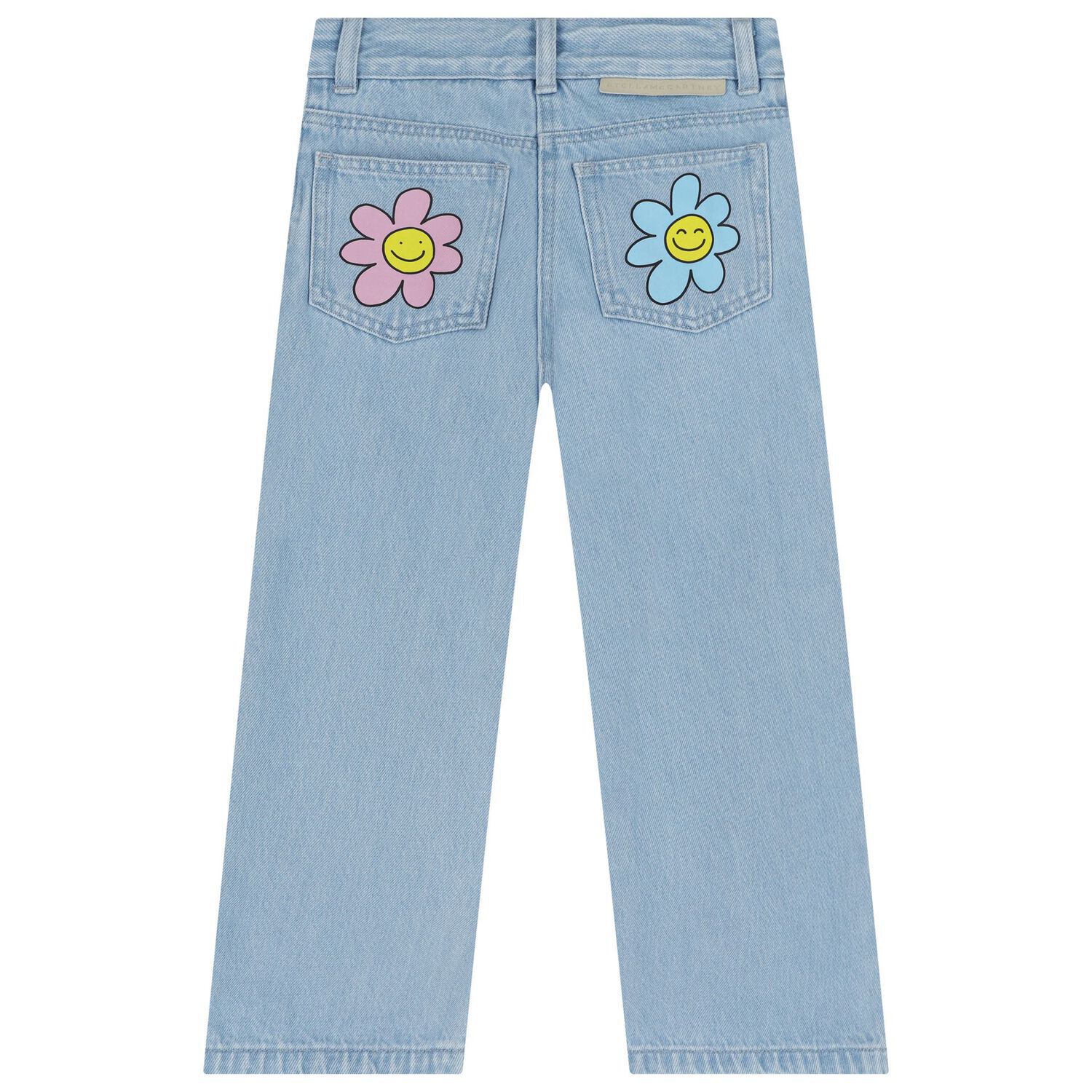 بنطلون جينز للبنات باللون الازرق , 1, hi-res