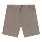 Baby Boys Beige Chevron Shorts, 1, hi-res