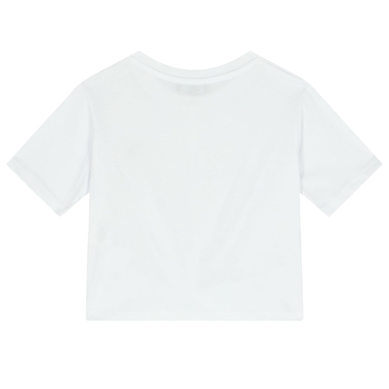 Girls White Logo T-Shirt, 2, hi-res image number null