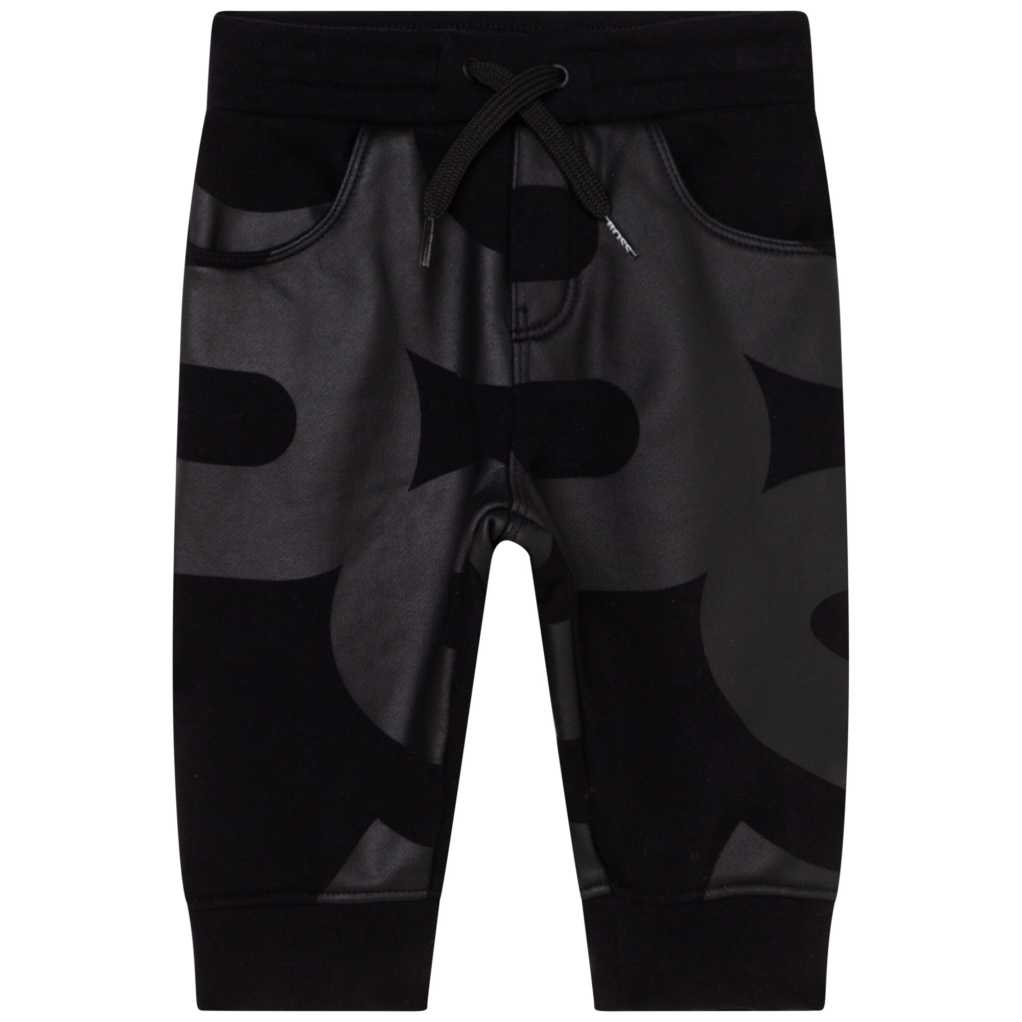 BOSS Younger Boys Black Logo Joggers Junior Couture UAE