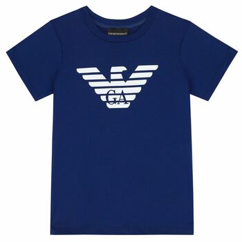 Boys Blue Logo T-Shirt