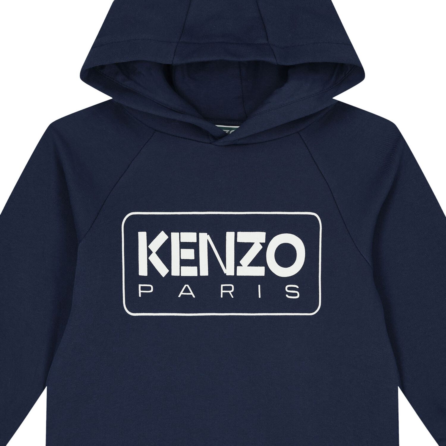 فستان هودى بنات بالشعار باللون الكحلى, 1, hi-res image number null