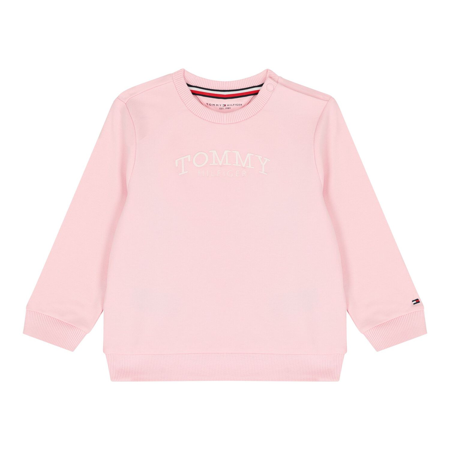 Baby Girls Pink Logo Tracksuit, 2, hi-res