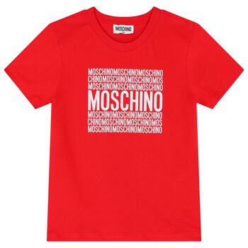 Moschino Red Logo T-Shirt, 2 Red Logo T-Shirt