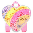Girls Rainbow Embellished Backpack ( 22cm ), 1, hi-res