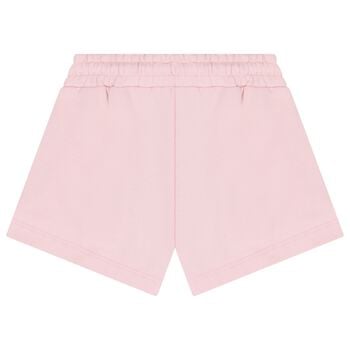 Girls Pink Logo Shorts