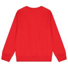 Red Teddy Bear Logo Sweatshirt, 3, hi-res