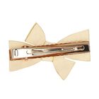Girls Gold Diamante Embellished Bow Hair Clip, 1, hi-res