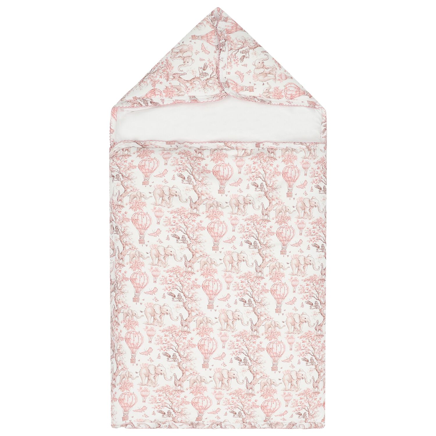 مدس افريقي للبنات باللونين الأبيض والوردي, 1, hi-res