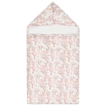 Baby Girls White & Pink Africa Nest