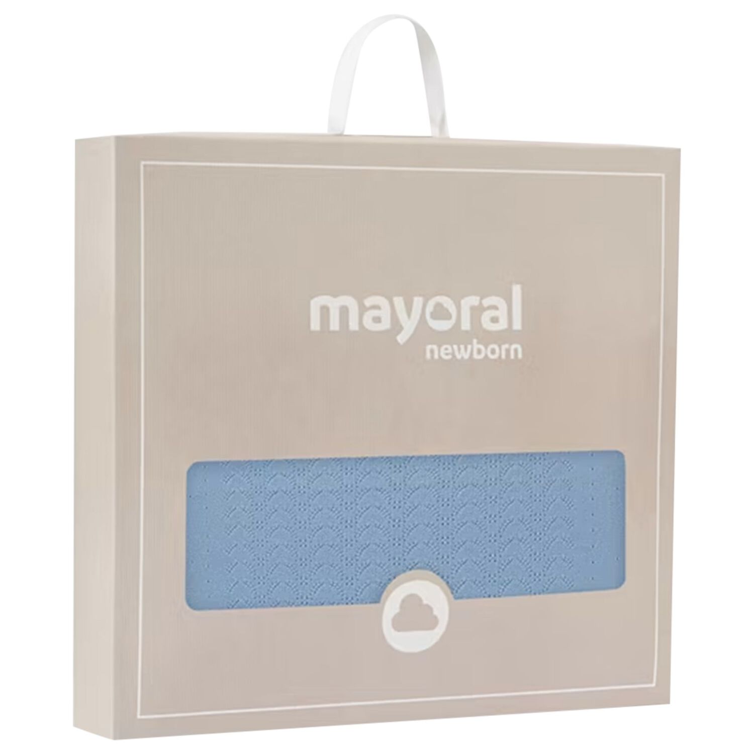 بطانية محبوكة للأولاد الرضع باللون الازرق, 3, hi-res