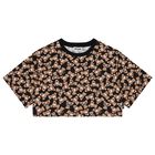 تي شيرت بنات بشعار تيدي باللون الأسود, 2, hi-res