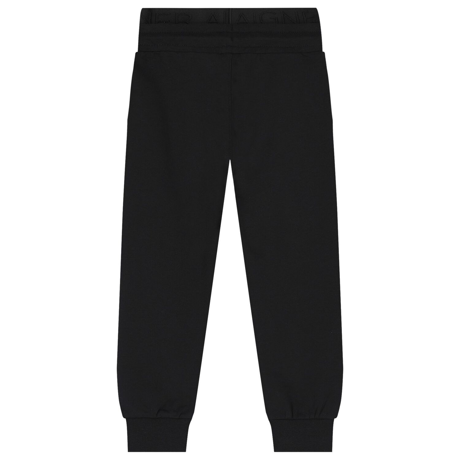 بنطلون أولاد رياضي بالشعار باللون الأسود, 1, hi-res