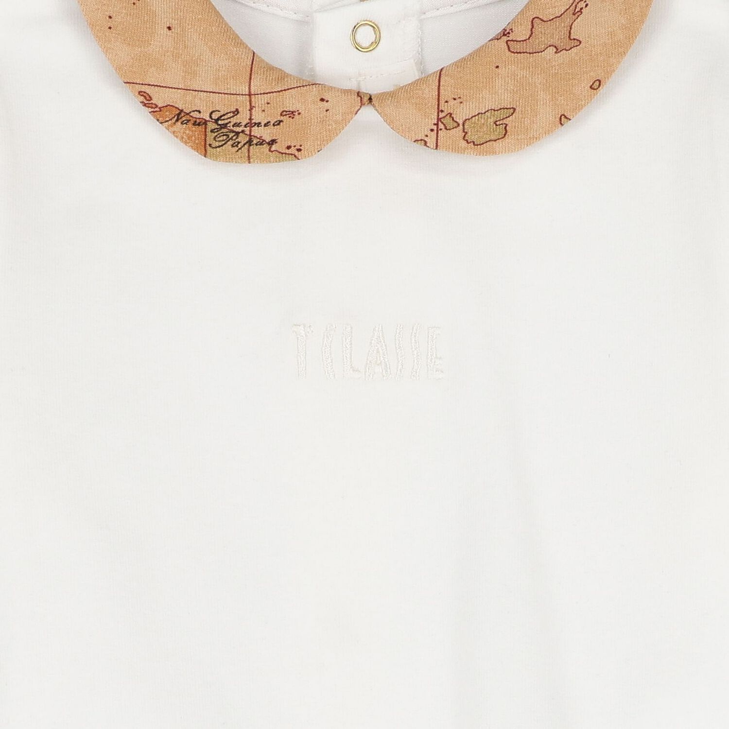 مجموعة هدايا ملابس الأطفال بنقشة خريطة جغرافية باللونين الأبيض والبيج, 3, hi-res