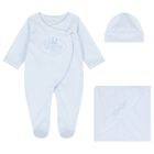 Baby Boys Blue Babygrow Gift Set, 1, hi-res