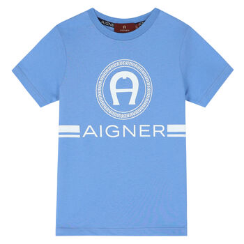 Boys Blue Logo T-Shirt