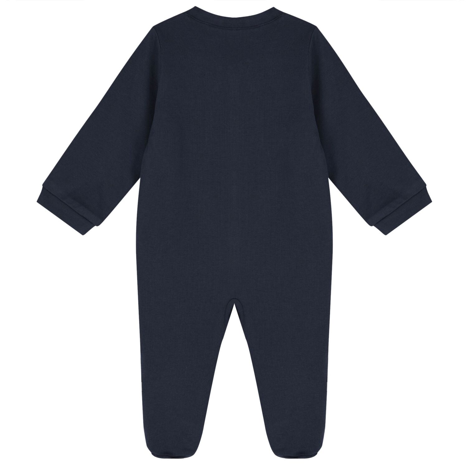 Baby Boys Navy Blue Logo Babygrow, 2, hi-res image number null