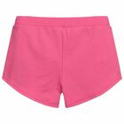 Girls Pink Logo Shorts, 1, hi-res