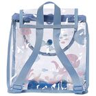 Boys Blue Transparent Backpack, 2, hi-res