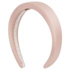 Girls Pink Logo Padded Headband, 1, hi-res