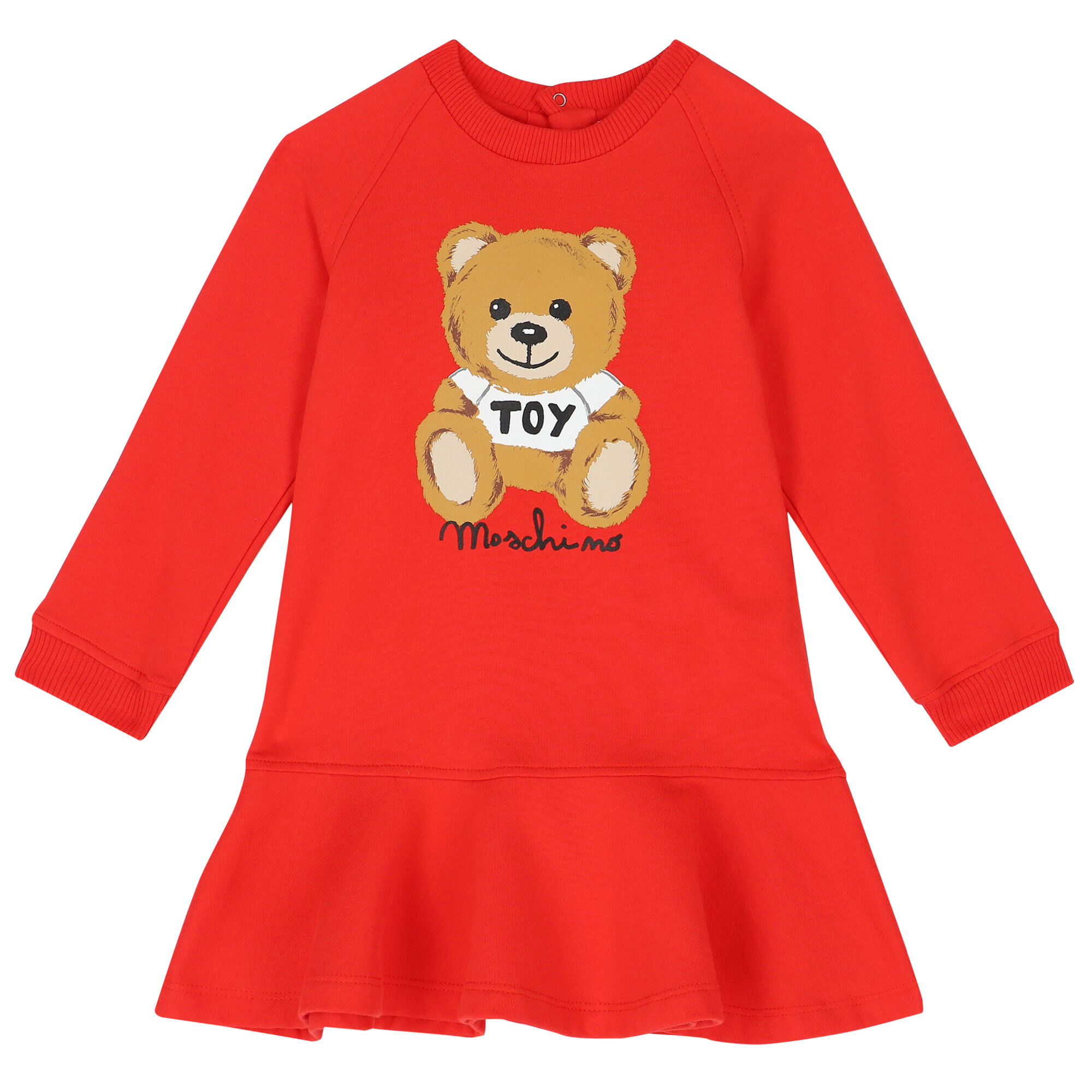 Moschino red teddy dress deals