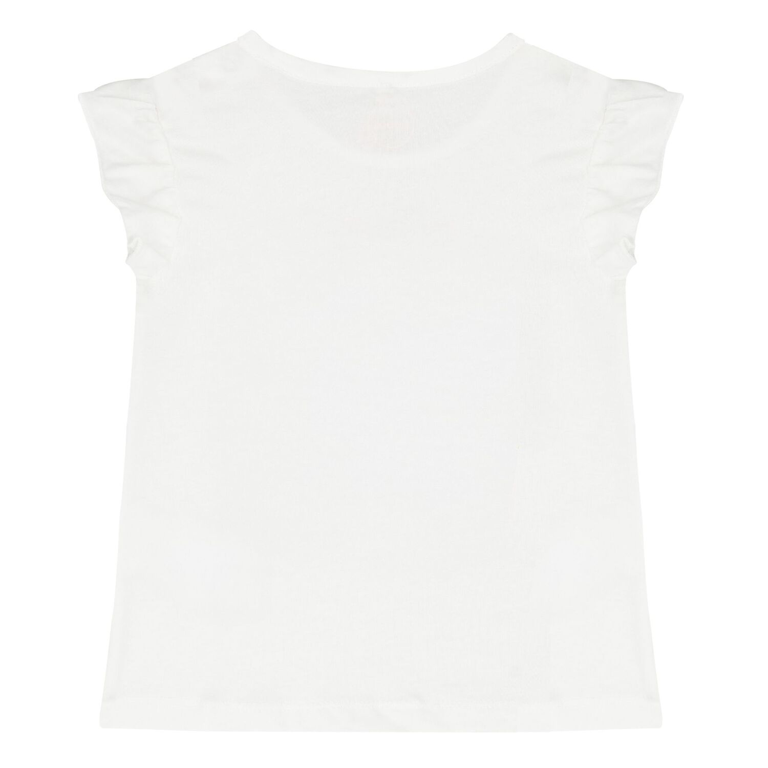 Younger Girls White & Pink Shorts Set, 1, hi-res image number null