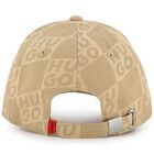 Boys Beige Logo Cap, 1, hi-res