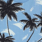 Younger Boys Blue Palm Tree T-Shirt, 1, hi-res