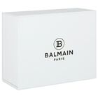 White & Beige Logo Babygrow Gift Set, 1, hi-res