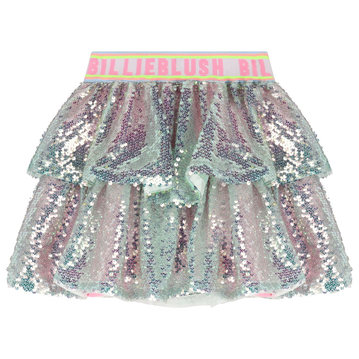 Girls Pink Sequin Iridescent Skirt, 1, hi-res image number null