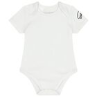 طقم دونغرى للاولاد بطبعه تيدى بير باللون الازرق و الابيض , 1, hi-res