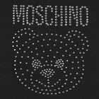 تيشيرت بشعار تيدى مطرز باللون الاسود للبنات, 3, hi-res