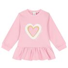 طقم بنات ليغنز بطبعة القلب باللون الوردي, 1, hi-res