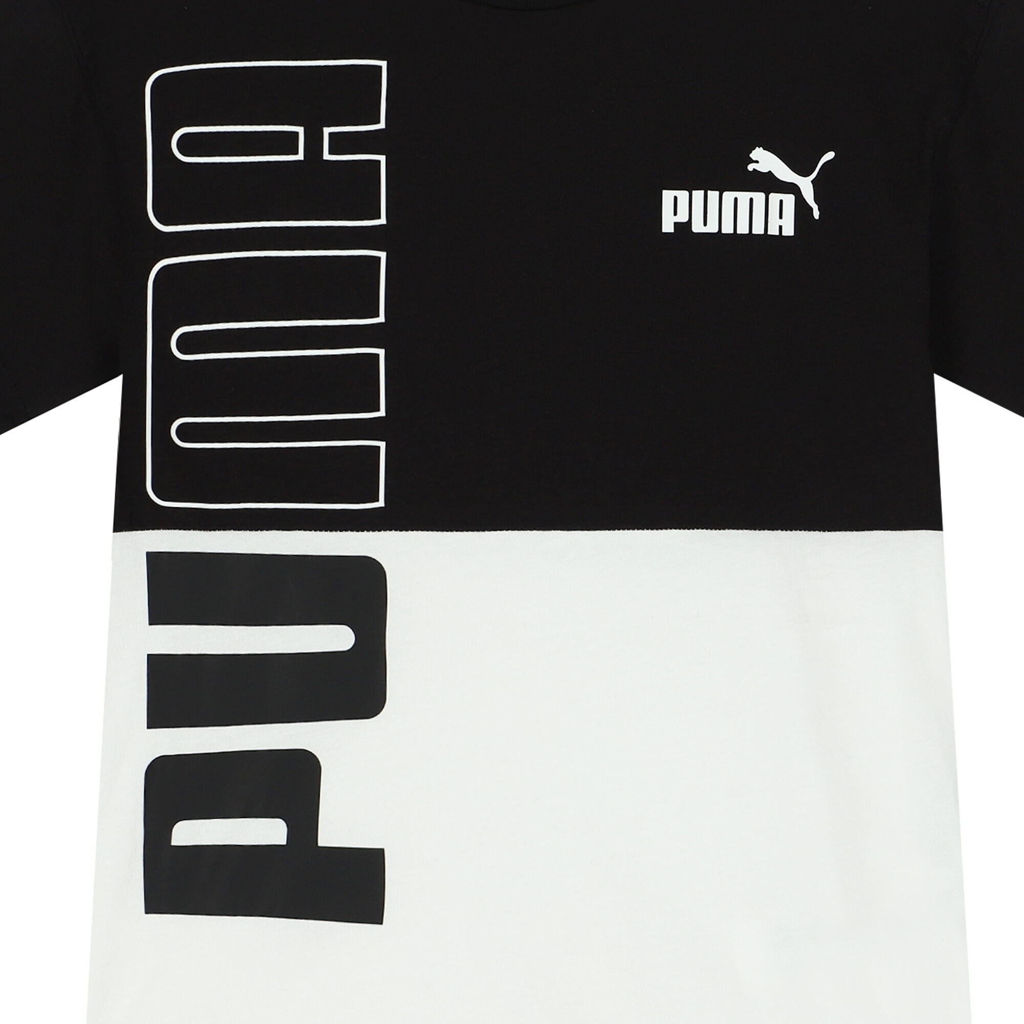 Black and shop white puma shirt