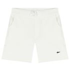 Boys White Logo Shorts, 1, hi-res