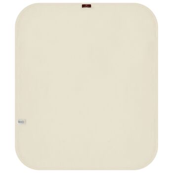 بطانية بشعار تيدي باللون الأبيض والبيج