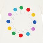 Girls Ivory Logo T-Shirt, 1, hi-res