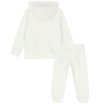 Ivory Teddy Logo Tracksuit