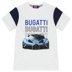 Boys White Logo T-Shirt, 1, hi-res