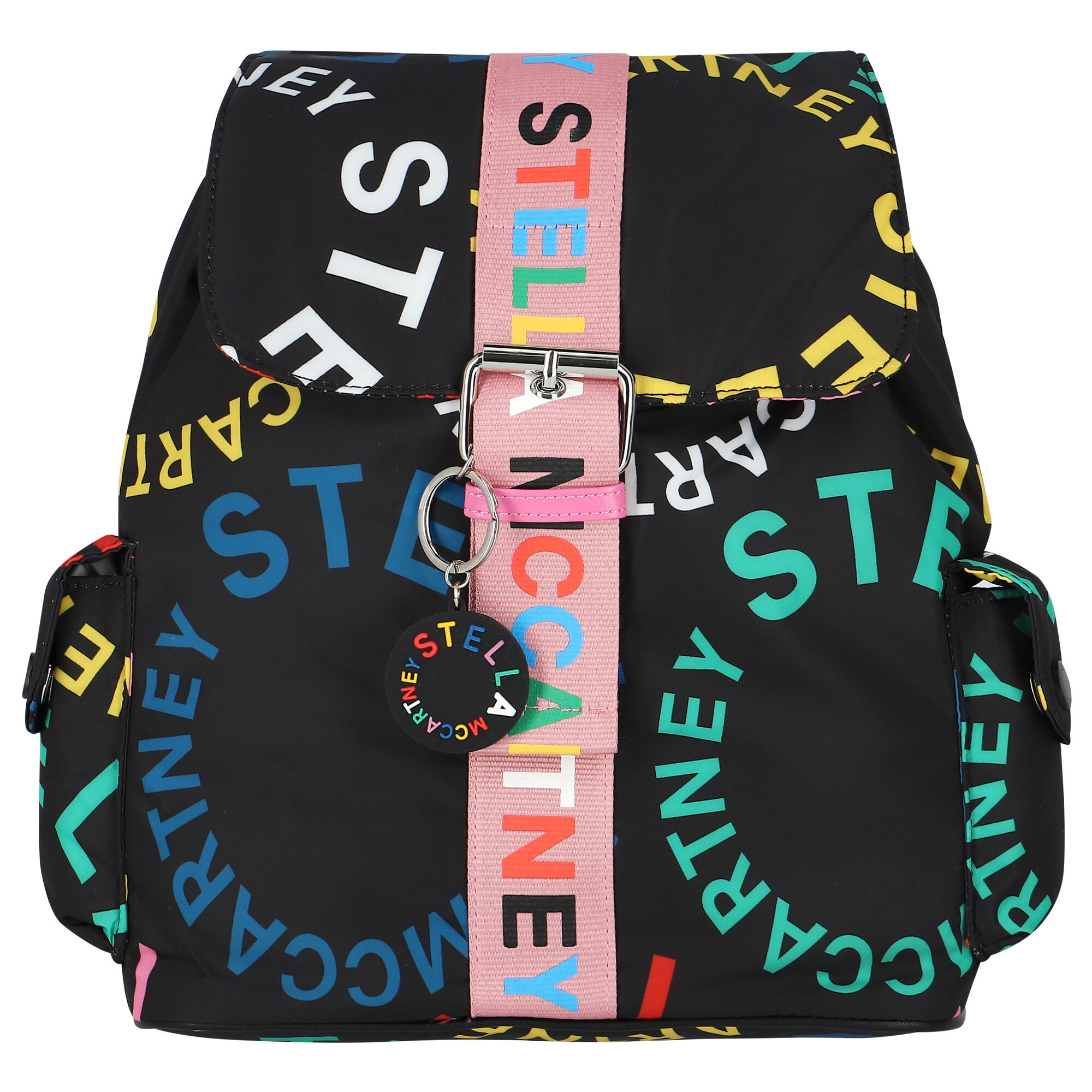 Stella mccartney black backpack cheap
