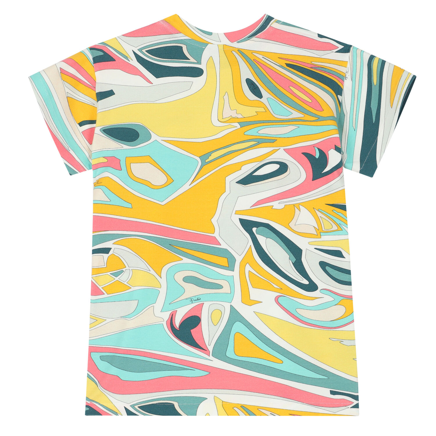 تيشيرت باللون الاصفر والاخضر والوردى والابيض للبنات, 2, hi-res image number null