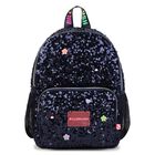 Girls Navy Blue Embellished Backpack ( 35cm ), 1, hi-res