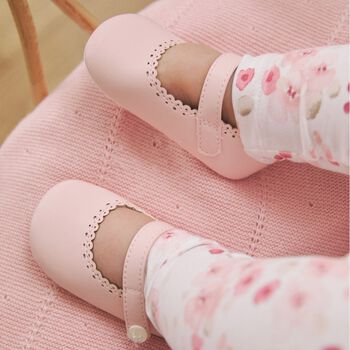 Baby Girls Pink Pre Walker Shoes