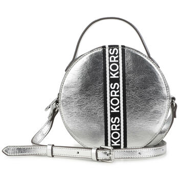 Girls Silver Circle Shoulder Bag